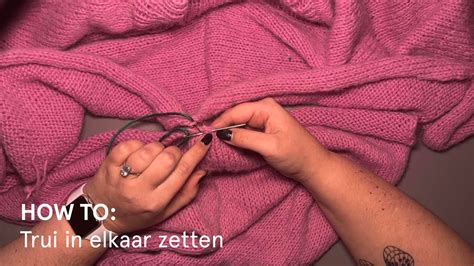 gebreide trui repareren